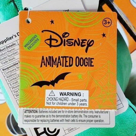 Nightmare Before Christmas Animated Oogie Boogie 12" UltraSoft Disney Plush NWT - Picture 6 of 7
